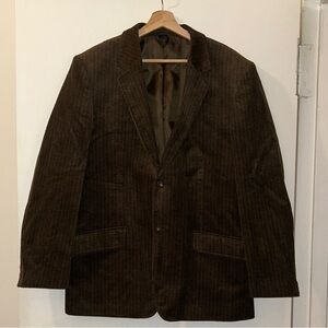 Claiborne Dark Brown corduroy Sport Coat